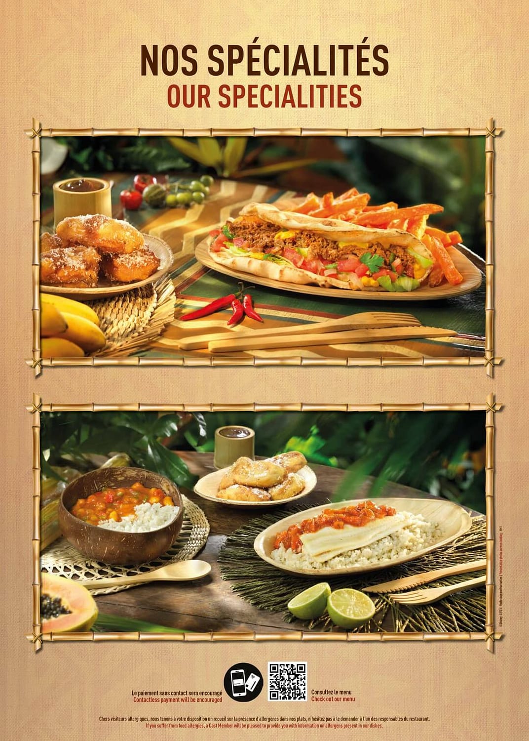 Nouveau menu de Hakuna Matata (février 2023)