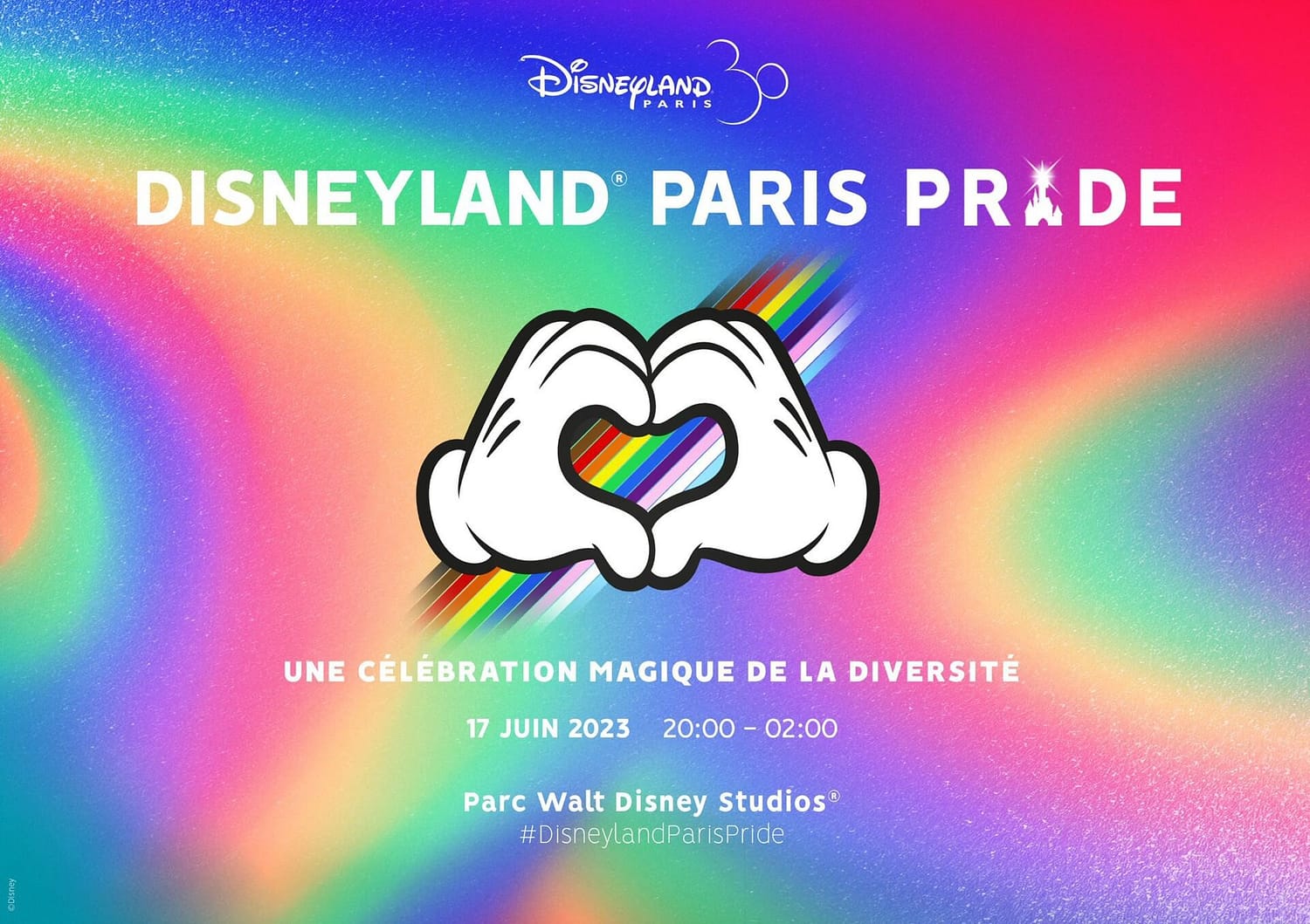 Disneyland® Paris Pride, la célébration magique de la diversité aura lieu le 17 juin 2023 !